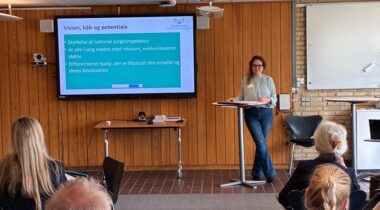 Mai-Britt Guldin ved SorgDanmarks velkomstarrangement