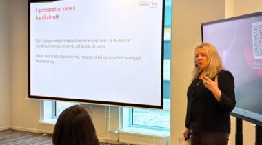 Birgitte Sofia Horsten, direktør i Dansk Center for Familier & Sorg, i Kommuneqarfik Sermersooq